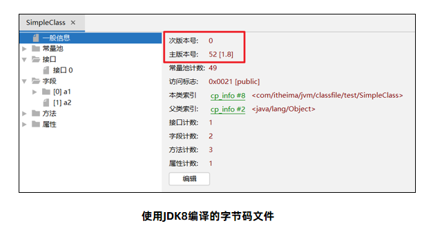 主版本号52就是JDK8